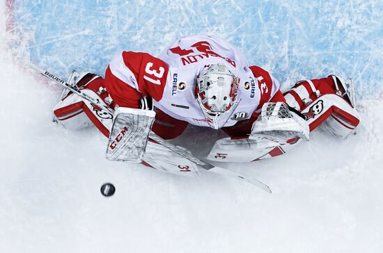 Kontinental Hockey League. Dynamo Moscow vs. Spartak
