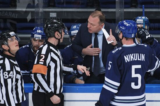 Kontinental Hockey League. Dynamo Moscow vs. Spartak