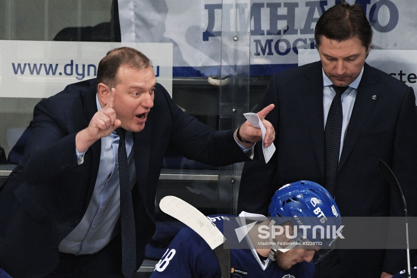 Kontinental Hockey League. Dynamo Moscow vs. Spartak
