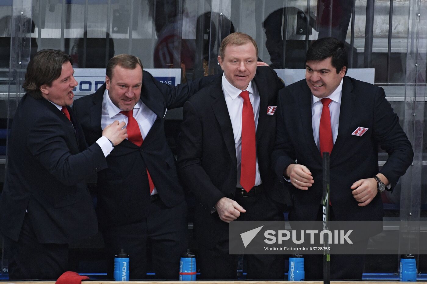 Kontinental Hockey League. Dynamo Moscow vs. Spartak