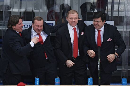Kontinental Hockey League. Dynamo Moscow vs. Spartak