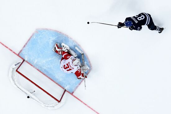 Kontinental Hockey League. Dynamo Moscow vs. Spartak