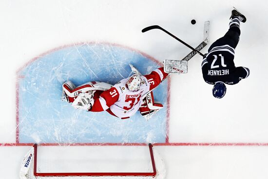 Kontinental Hockey League. Dynamo Moscow vs. Spartak
