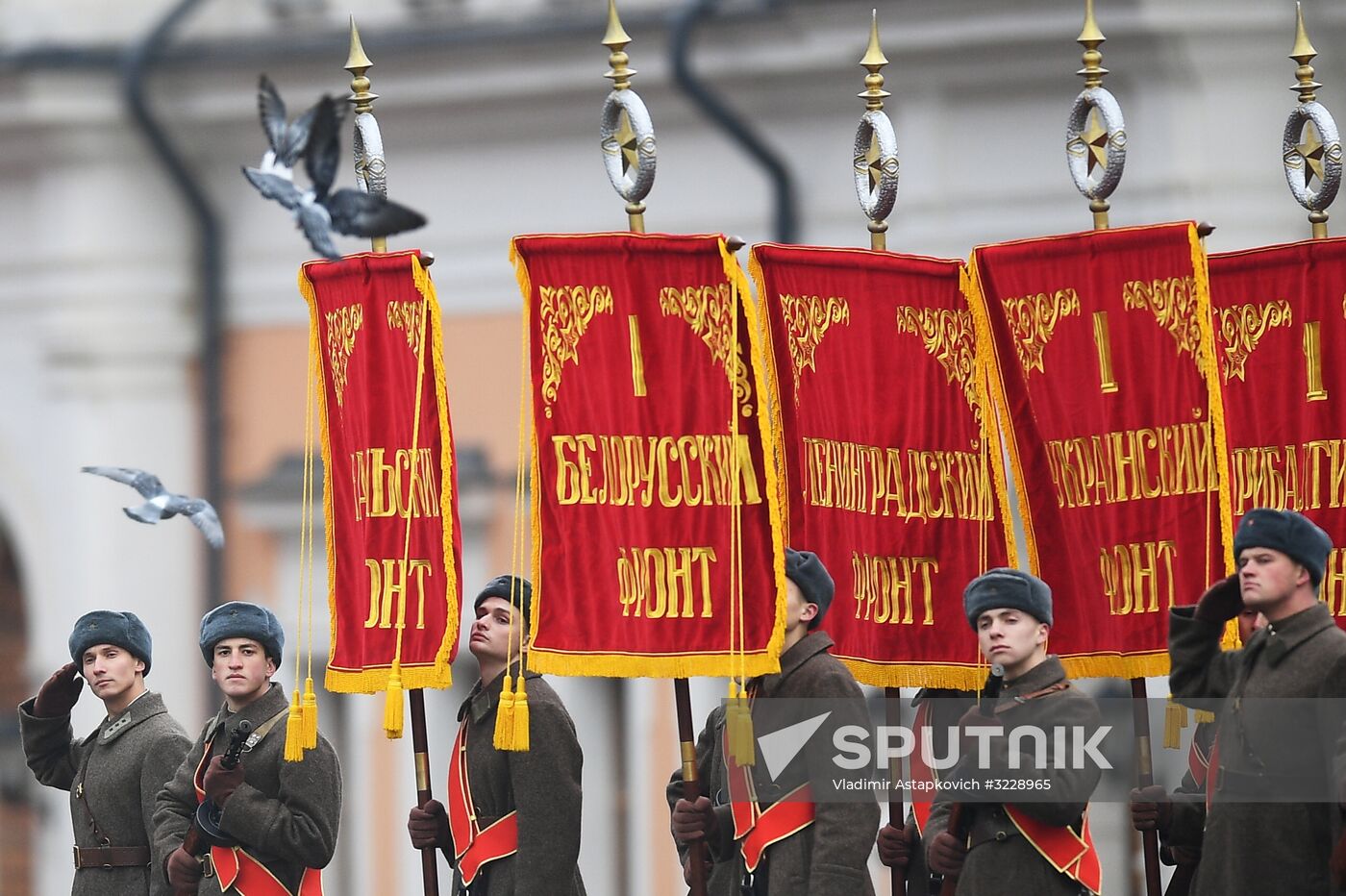 Final rehearsal of march marking 76th anniversary of 1941 parade