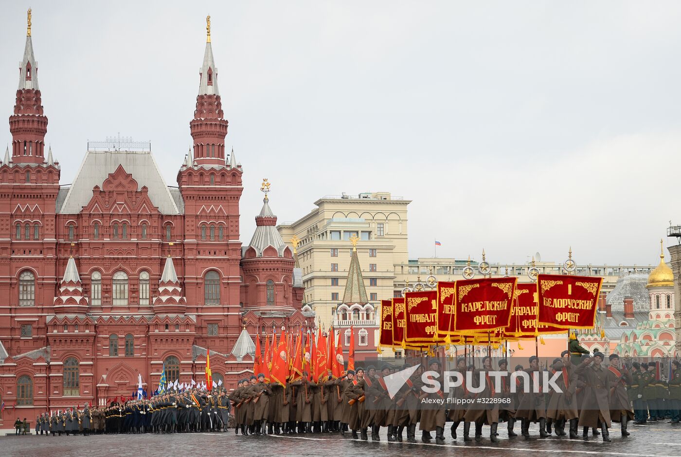 Final rehearsal of march marking 76th anniversary of 1941 parade