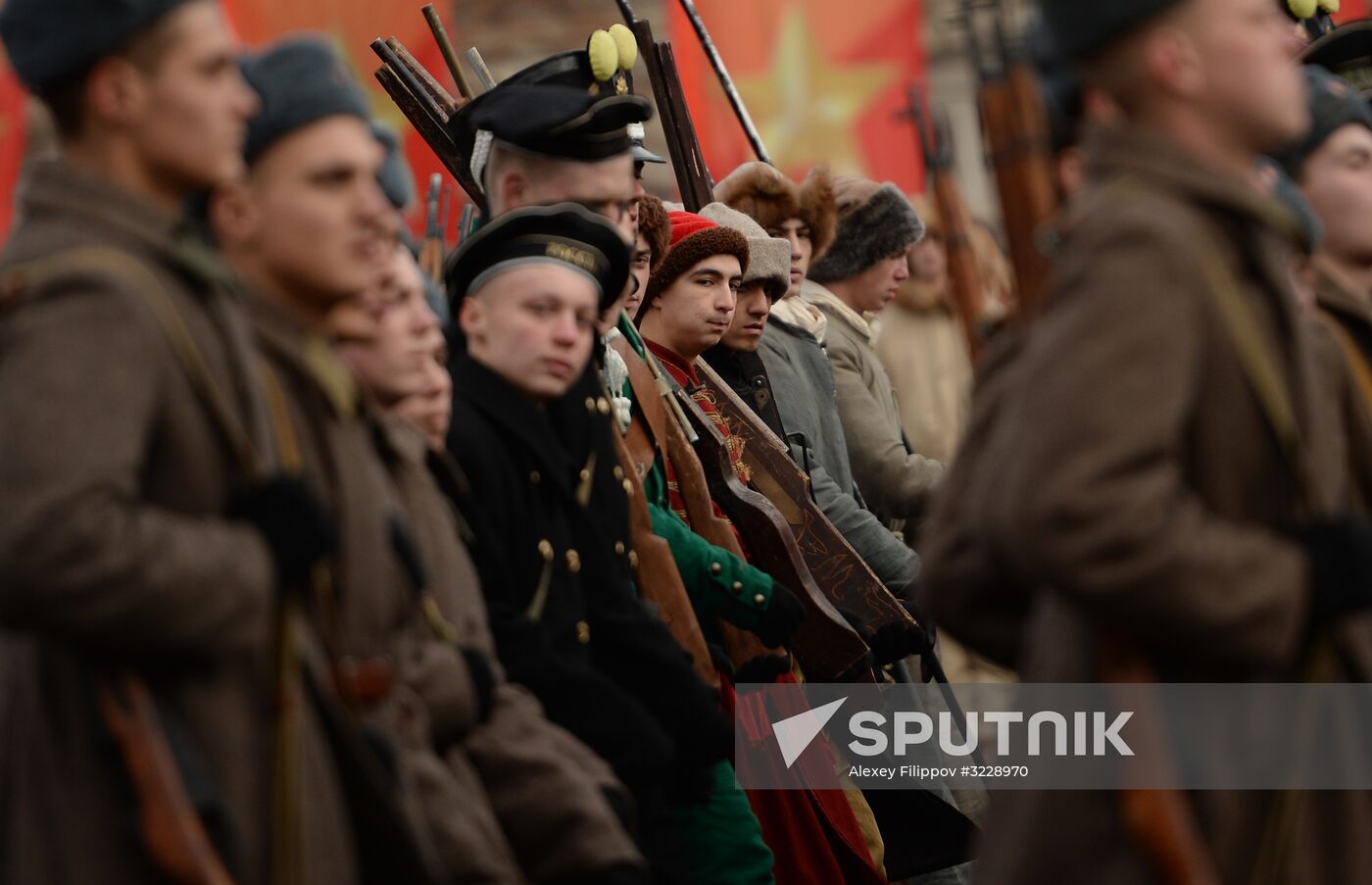 Final rehearsal of march marking 76th anniversary of 1941 parade