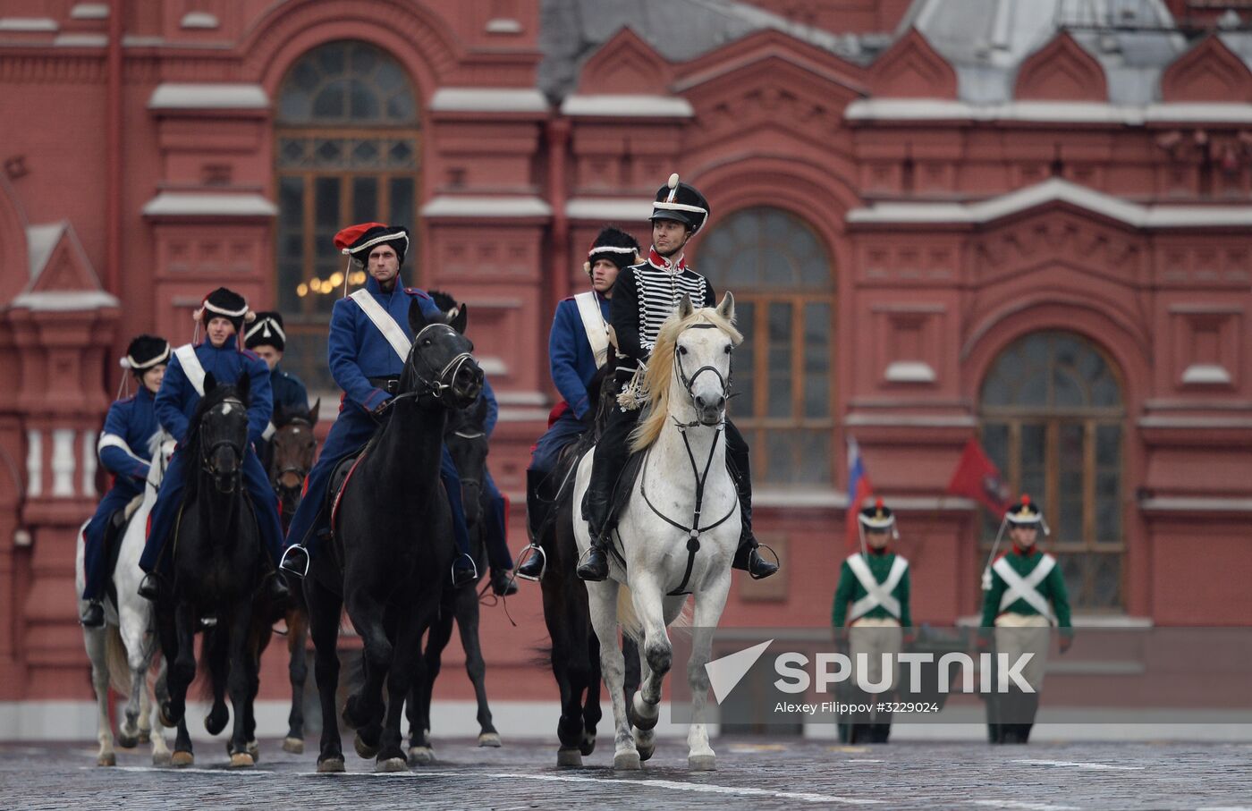 Final rehearsal of march marking 76th anniversary of 1941 parade