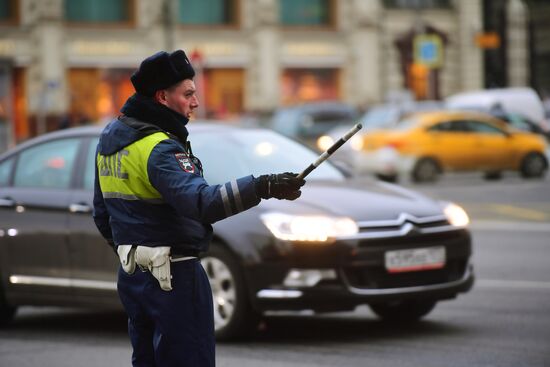 Traffic police officer