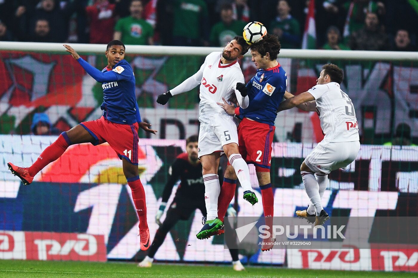Russian Football Premier League. Lokomotiv vs. CSKA