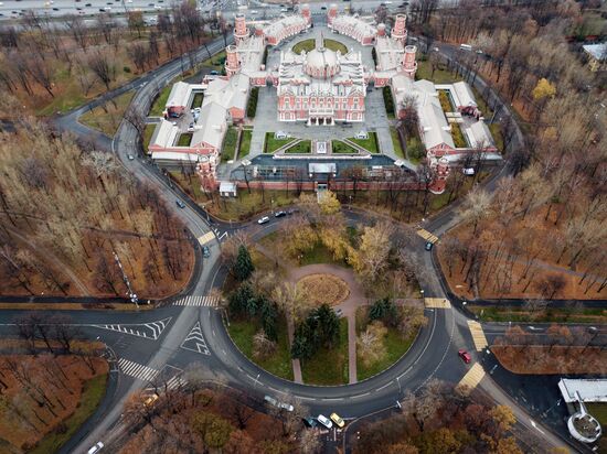 Traffic roundabouts in Moscow