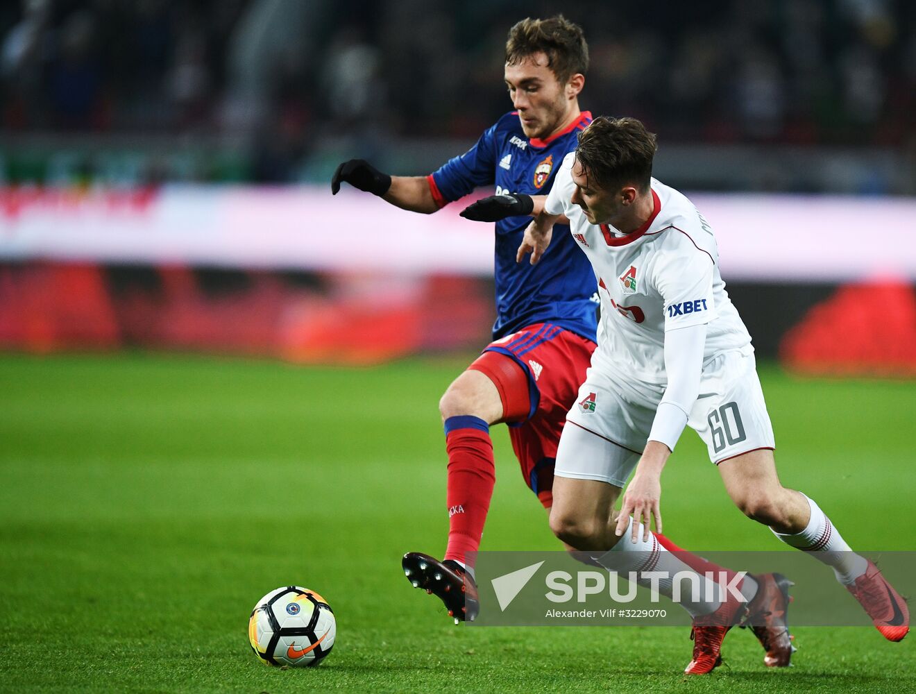 Russian Football Premier League. Lokomotiv vs. CSKA