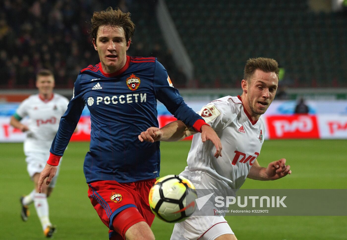 Russian Football Premier League. Lokomotiv vs. CSKA