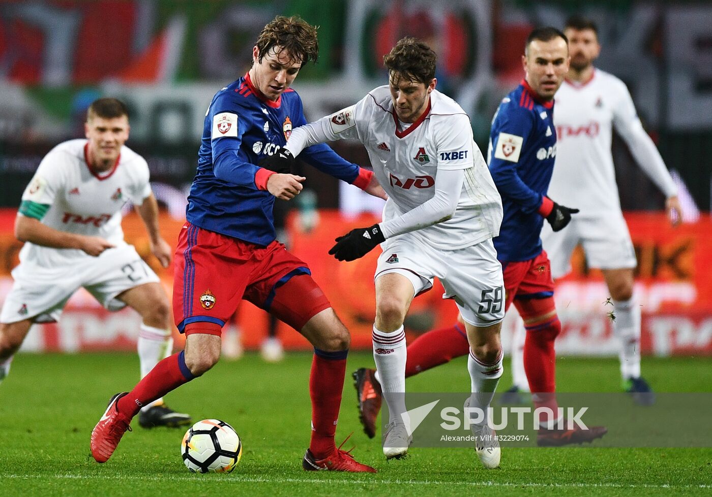 Russian Football Premier League. Lokomotiv vs. CSKA