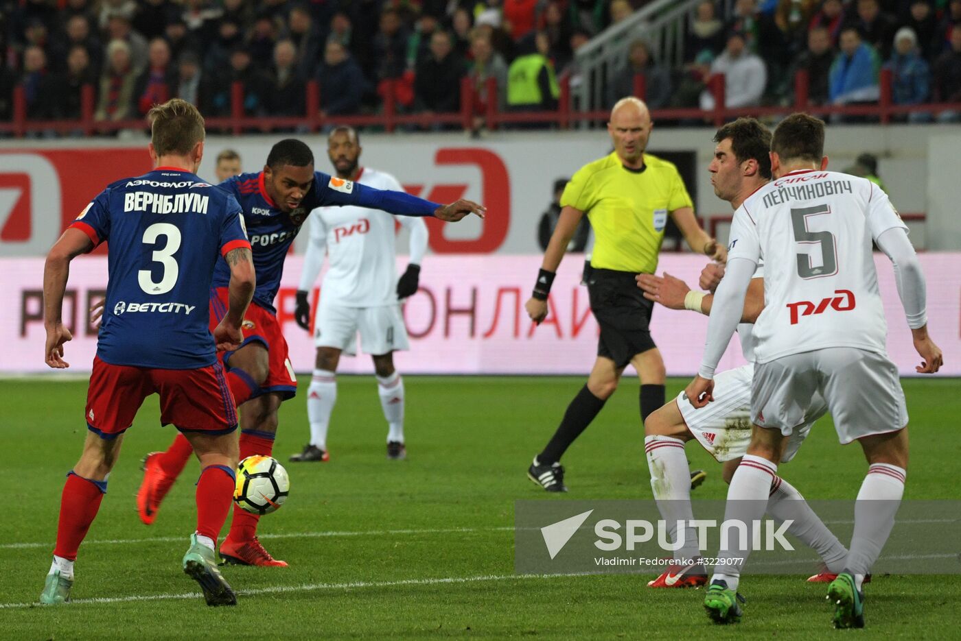 Russian Football Premier League. Lokomotiv vs. CSKA