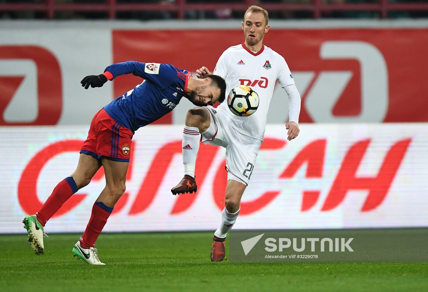 Russian Football Premier League. Lokomotiv vs. CSKA