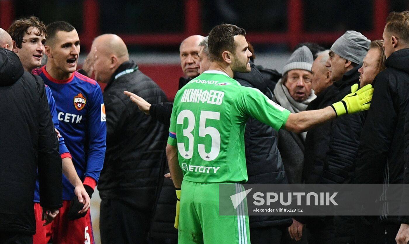 Russian Football Premier League. Lokomotiv vs. CSKA