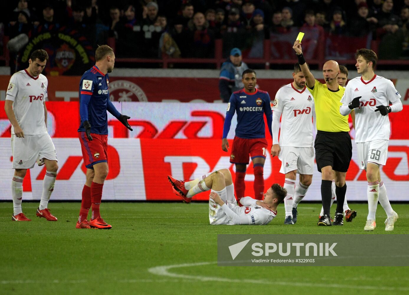 Russian Football Premier League. Lokomotiv vs. CSKA