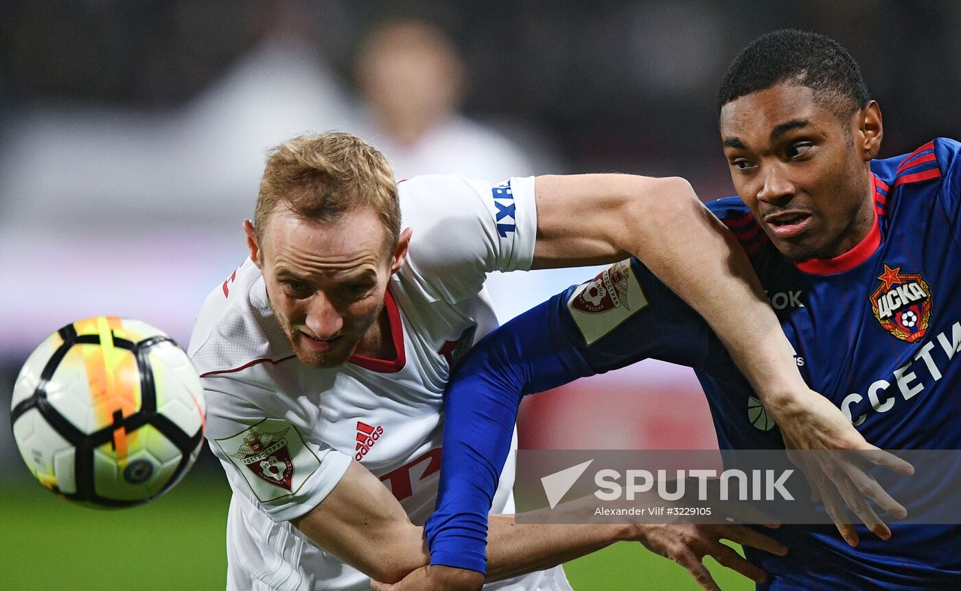 Russian Football Premier League. Lokomotiv vs. CSKA