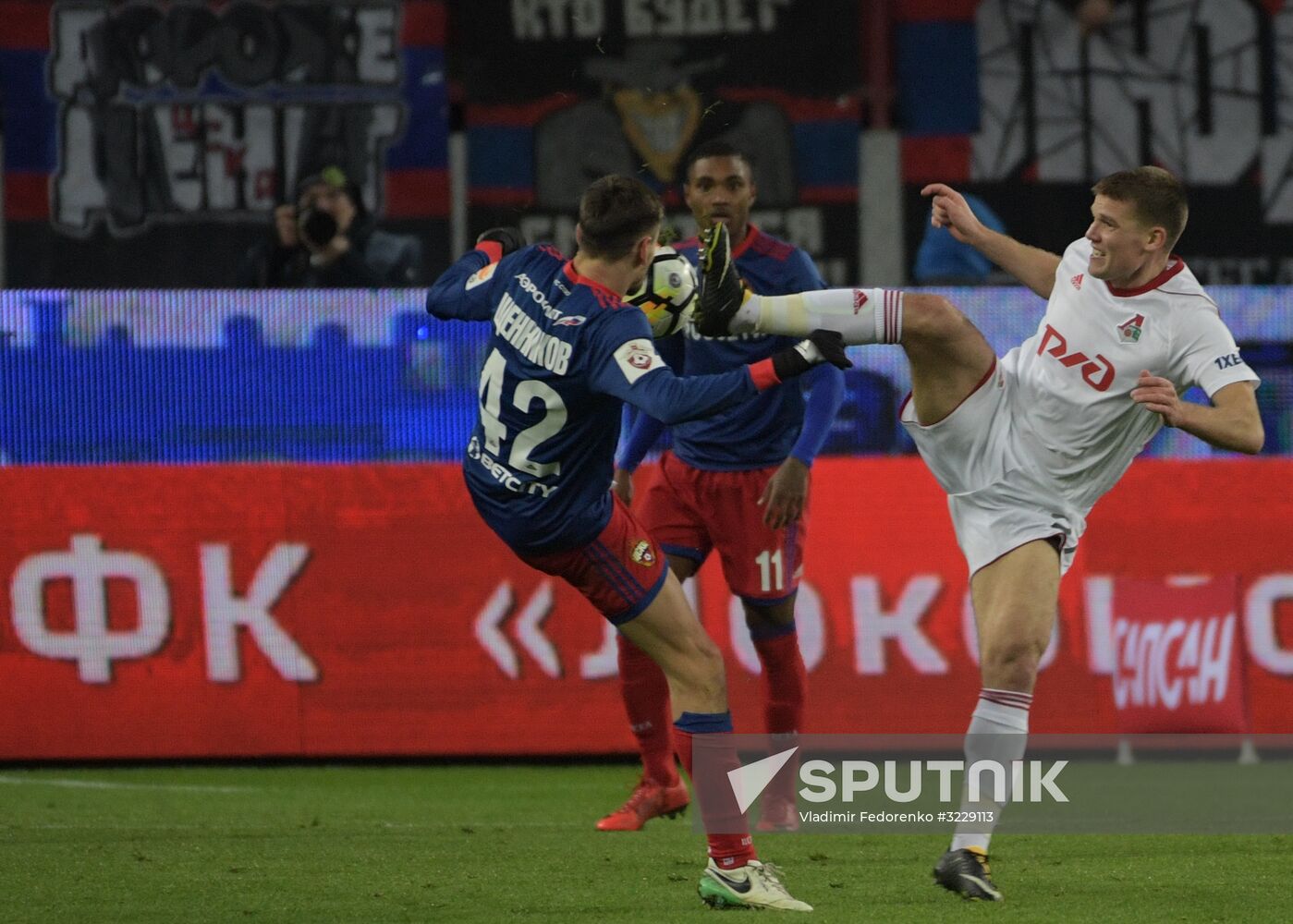 Russian Football Premier League. Lokomotiv vs. CSKA