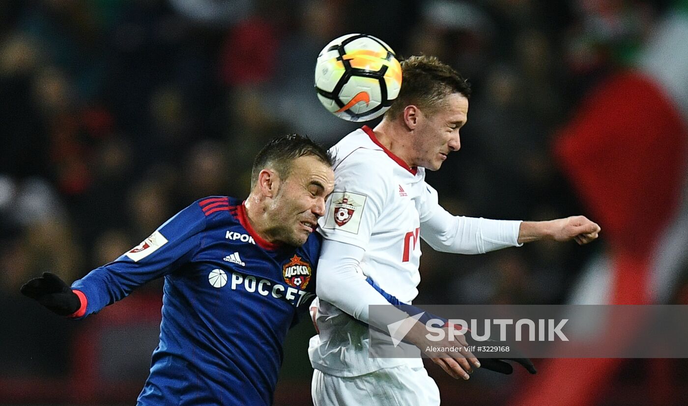 Russian Football Premier League. Lokomotiv vs. CSKA