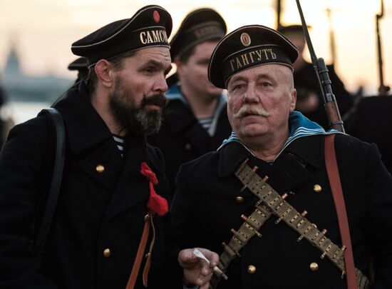 Petrograd 2017 historical reenactment