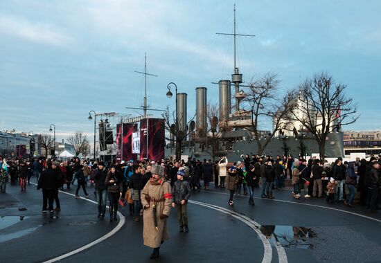 Petrograd 2017 historical reenactment