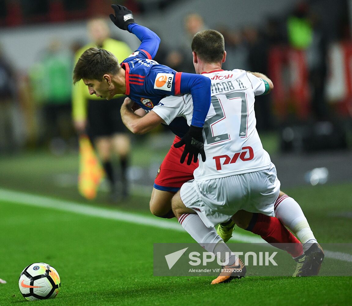 Russian Football Premier League. Spartak vs. Ufa