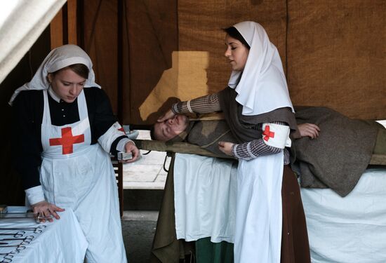 Petrograd 2017 historical reenactment