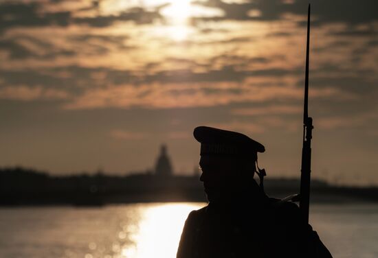 Petrograd 2017 historical reenactment