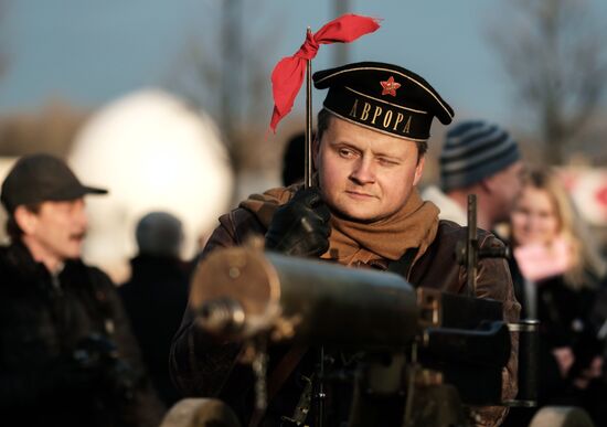 Petrograd 2017 historical reenactment