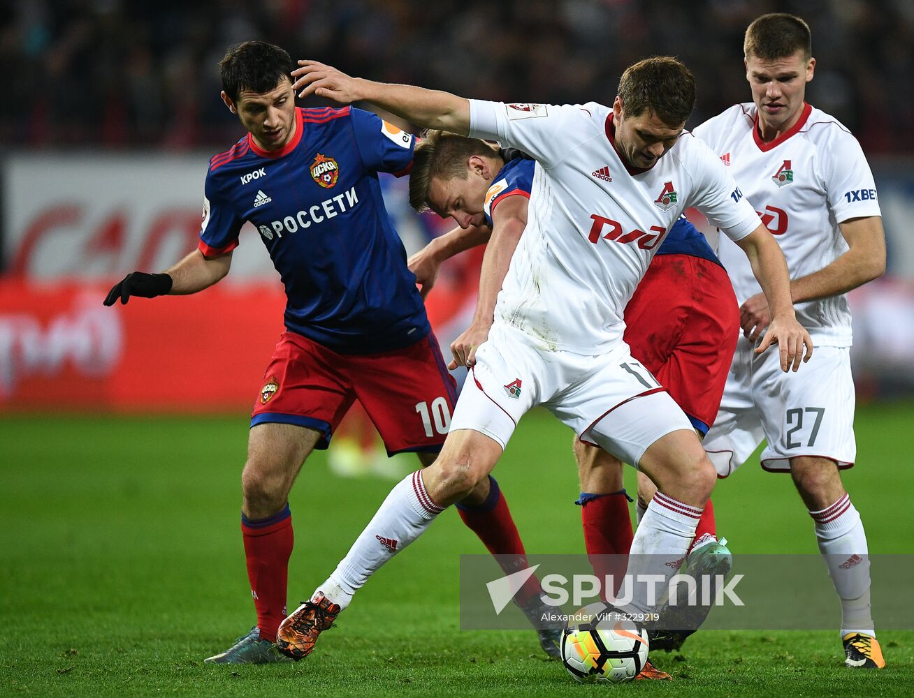 Russian Football Premier League. Lokomotiv vs. CSKA
