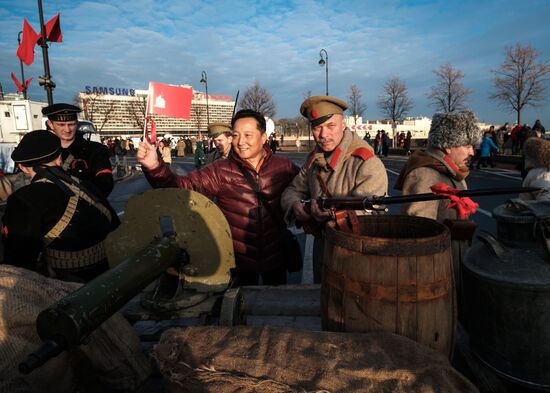 Petrograd 2017 historical reenactment