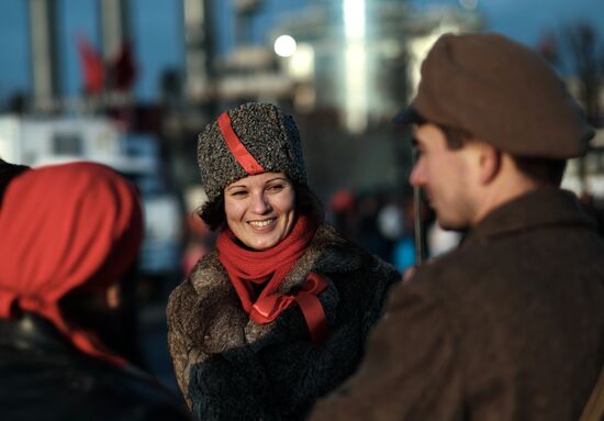 Petrograd 2017 historical reenactment