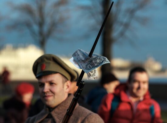Petrograd 2017 historical reenactment