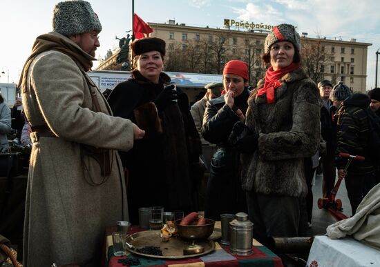 Petrograd 2017 historical reenactment