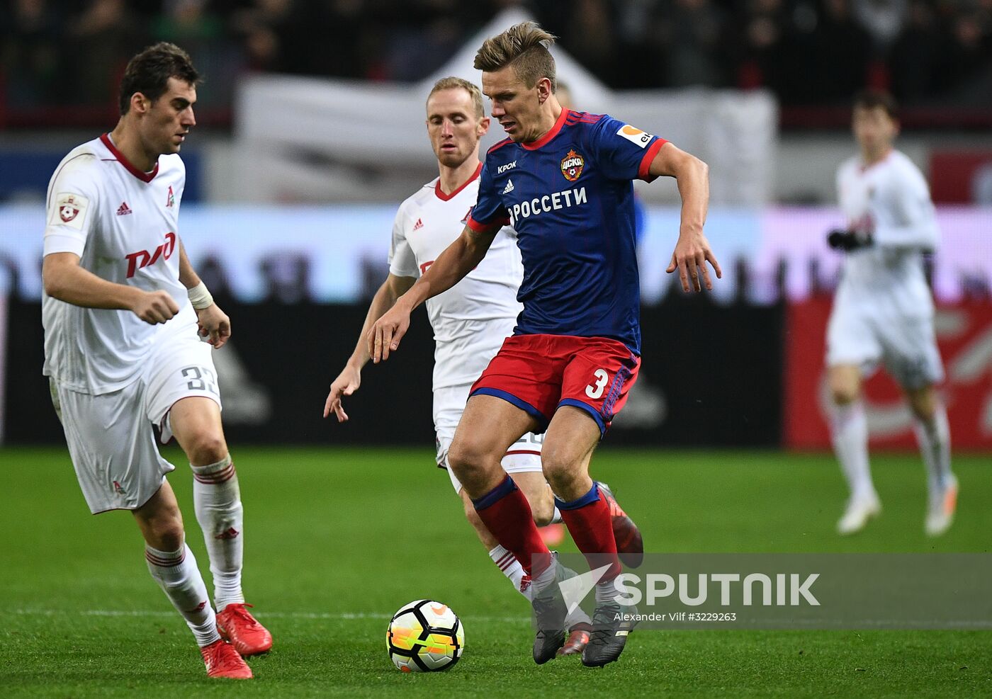 Russian Football Premier League. Lokomotiv vs. CSKA