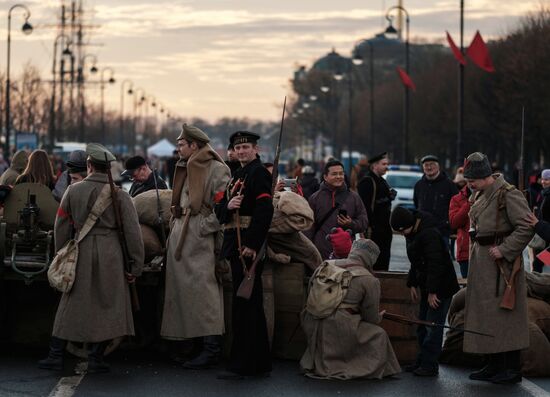 Petrograd 2017 historical reenactment