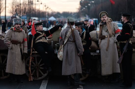 Petrograd 2017 historical reenactment
