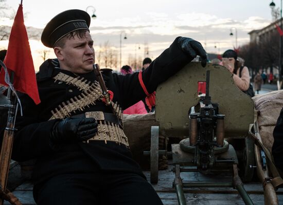 Petrograd 2017 historical reenactment