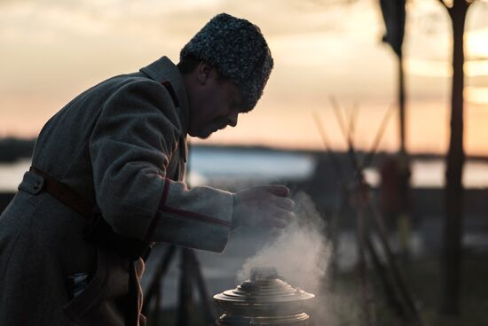 Petrograd 2017 historical reenactment
