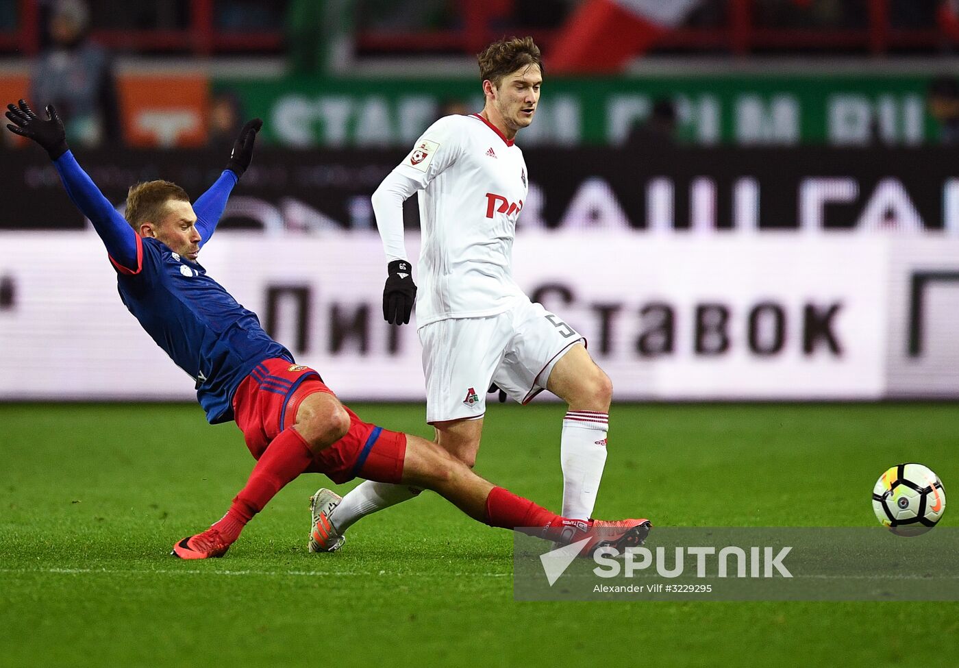 Russian Football Premier League. Lokomotiv vs. CSKA