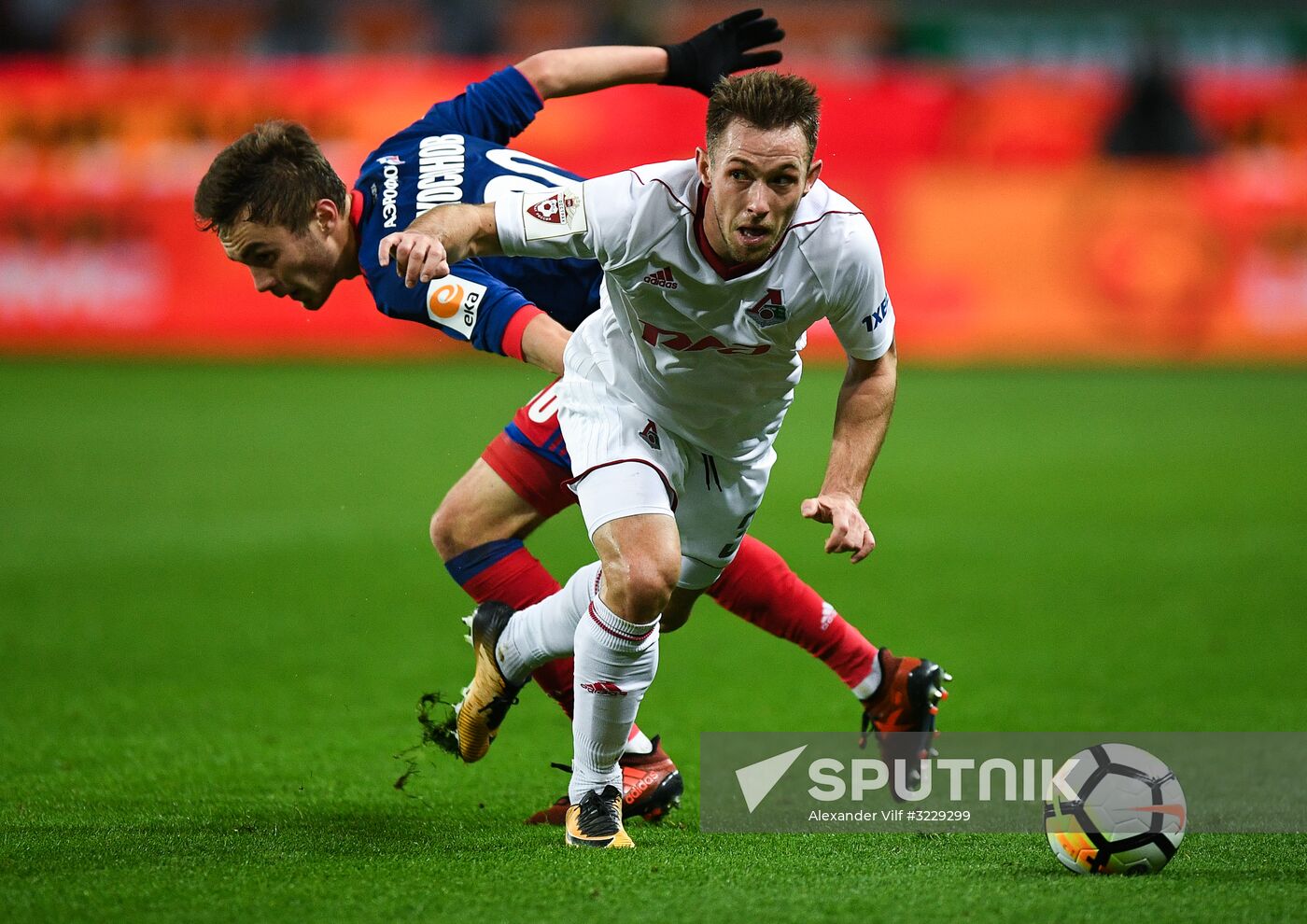Russian Football Premier League. Lokomotiv vs. CSKA