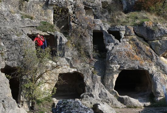 Chufut-Kale city-fortress in Crimea