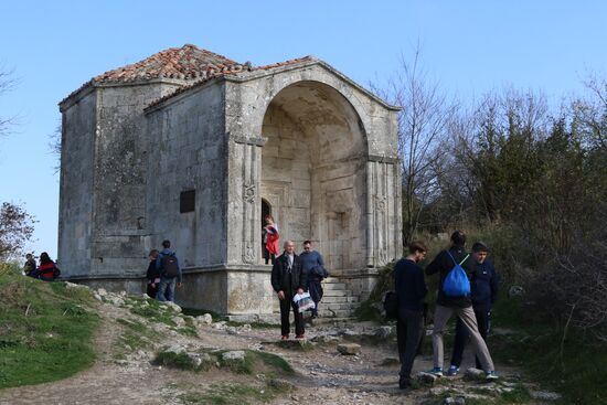 Chufut-Kale city-fortress in Crimea