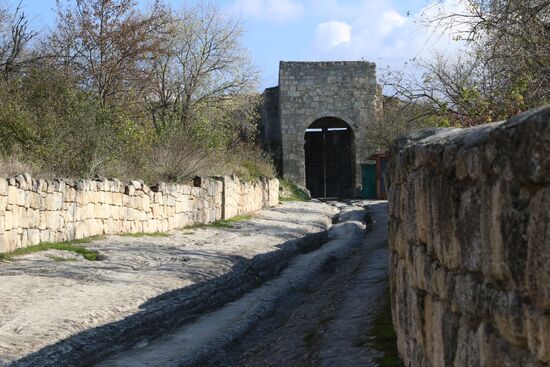 Chufut-Kale city-fortress in Crimea