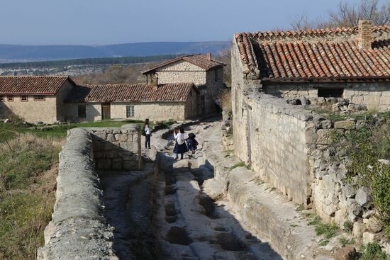 Chufut-Kale city-fortress in Crimea