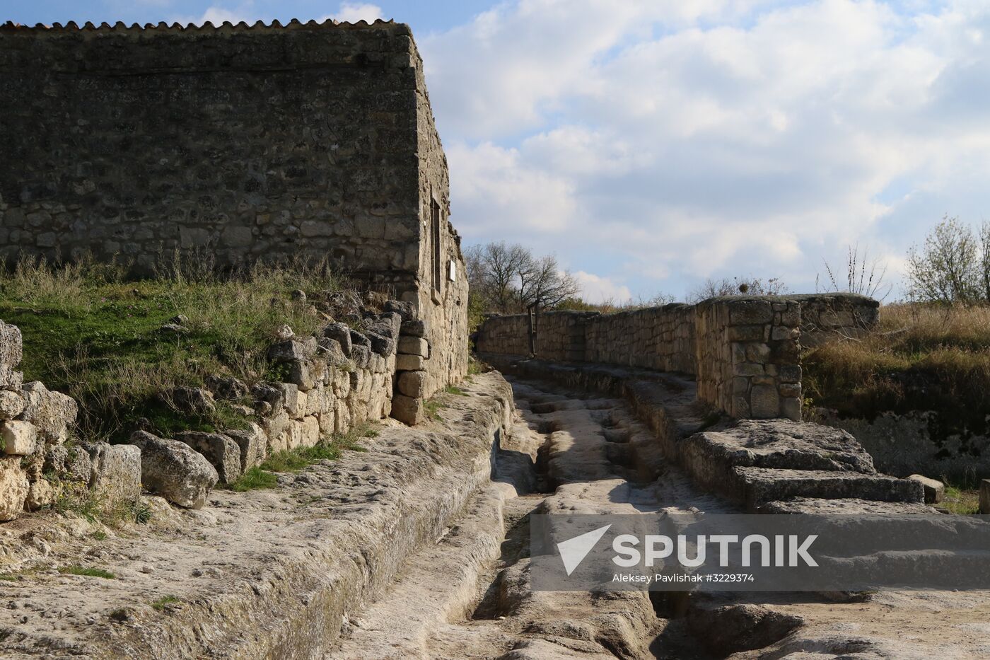 Chufut-Kale city-fortress in Crimea
