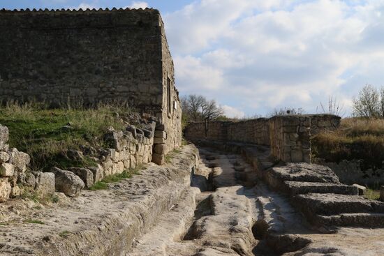 Chufut-Kale city-fortress in Crimea