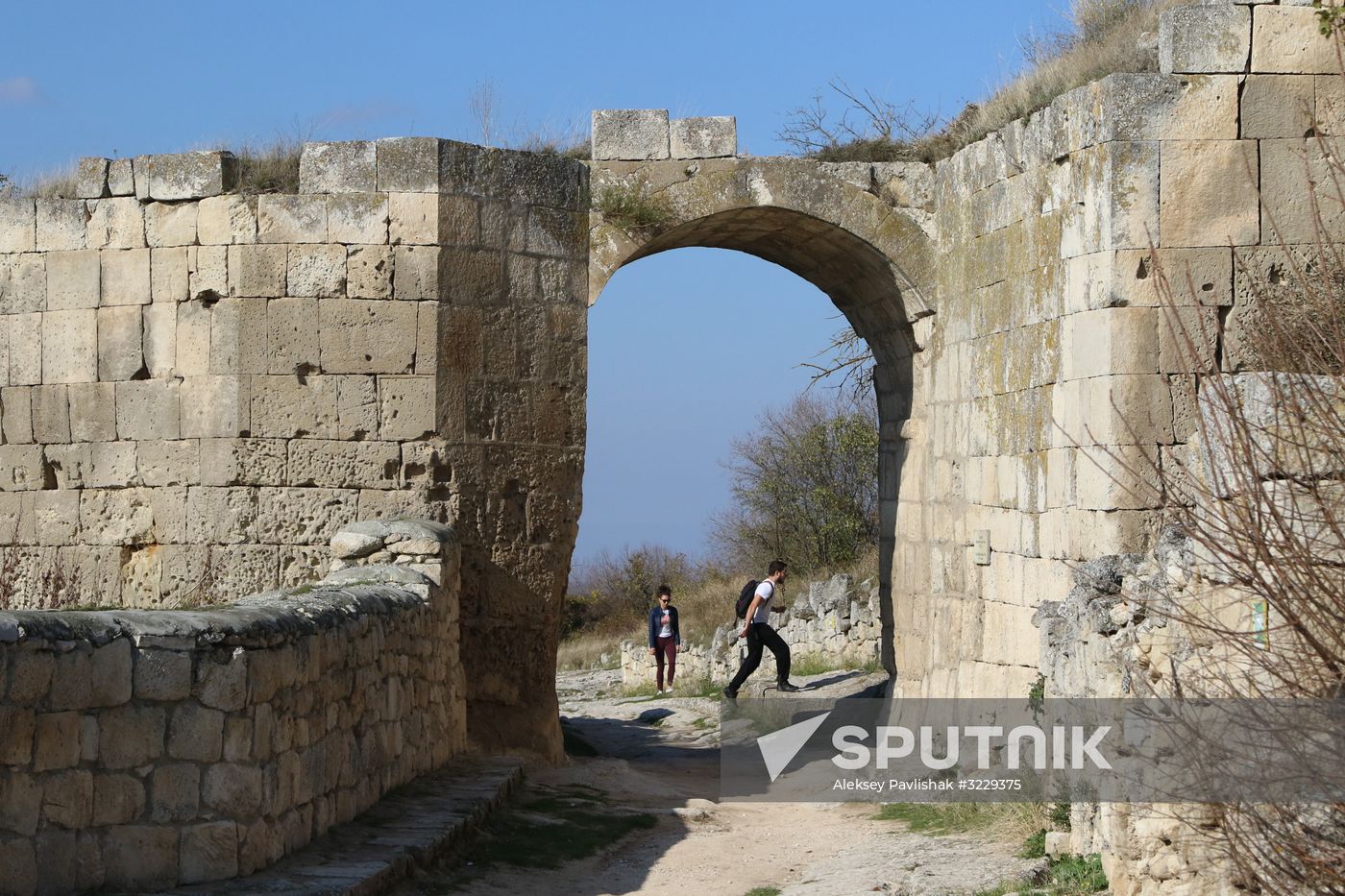 Chufut-Kale city-fortress in Crimea