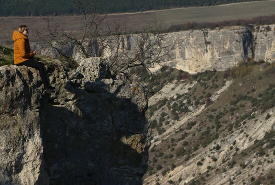 Chufut-Kale city-fortress in Crimea
